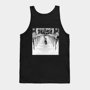 Alex G Trick Full Inverted Halftone Design Tank Top